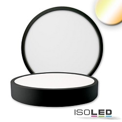 ceiling luminaire PRO 225MM round, CCT Switch IP20, black dimmable