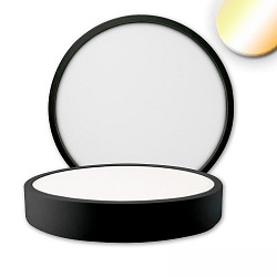 Loftlampe PRO 225MM rund, CCT Switch IP20, sort dæmpbar
