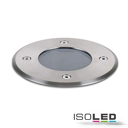 floor recessed luminaire IP67, silver