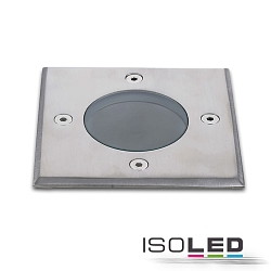 floor recessed luminaire IP67, silver