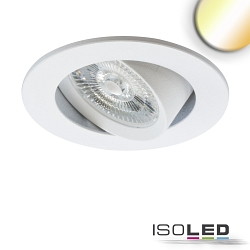 recessed luminaire SLIM68 IP40, white dimmable 5,8W 525lm 2700-5700K