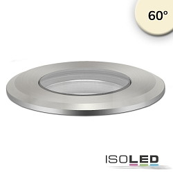 floor recessed luminaire IP54, silver 