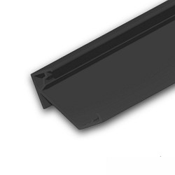 corner profile CORNER18 (45�/60�) surface-mounted version, black