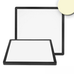 Loftlampe SLIM300 up / down, firkantet IP44, sort 