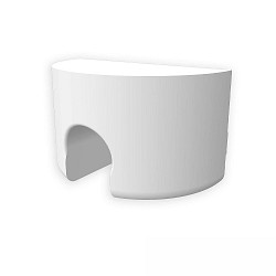 Endkappe EC99 (GROUND-IN10) rund, s�t med 1, med kabelhul