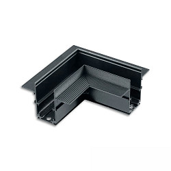 hj�rnestik CORNER 90� HORIZONTAL - TRACK48 DRYWALL isoleret, mekanisk, vandret, sort