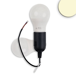 Sokkel CONSTRUCTION WORKLIGHT WITH E27 BULB s�t med 1, omskiftelig, sort