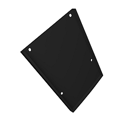Endkappe EC113 (LAMP30 V1+V2 / U-COVER63) s�t med 2, sort