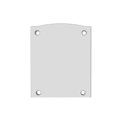 Endkappe EC116 (LAMP30 V1+V2) s�t med 2, hvid