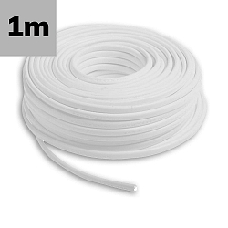 kabel PVC COATED - 2X0,75MM� H05VV-F -BY THE METER, sort