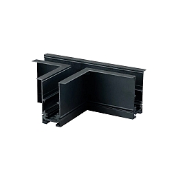 T-forbindelse CORNER 90� HORIZONTAL - TRACK48 RECESSED isoleret, mekanisk, vandret, sort