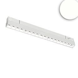 Skinne spot TRACK48 GRID LINE+ DALI 32CM stiv, DALI styrbar, UGR < 19, med gitter IP20, hvid mat d�mpbar