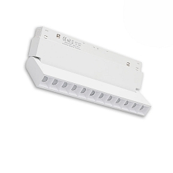 track spot GRID SPOT 22CM - TRACK48 (DALI) swivelling, DALI controllable, with grid, magnetic mounting IP20, black dimmable