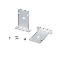 Endkappe TRACK48 RECESSED s�t med 2, hvid