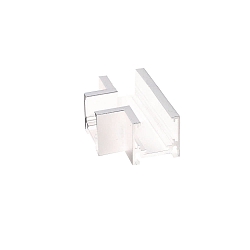 T-connector 90� HORIZONTAL - TRACK48 SURFACE FLAT flat, surface-mounted version, horizontal, white