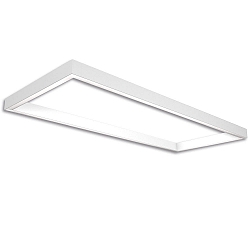 skinne TRACK48 H50 / 50 X 119.2CM (EMTPTY FRAME) firkantet, uden indsatser, sort
