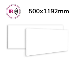 Infrar�dt panel BEST STANDARD 50 X 119.2CM uden ramme, hvid