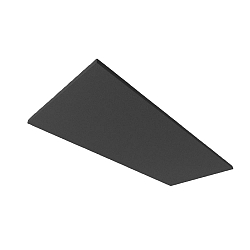 ACUOSTIC ABSORBER H25 / 59.2 X 150CM, sort