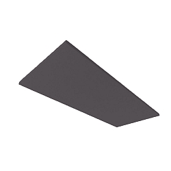 ACUOSTIC ABSORBER H25 / 59.2 X 150CM, antracit