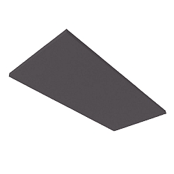 ACUOSTIC ABSORBER H25 / 50 X 119.2CM, antracit