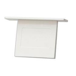 3-faset endekappe CLASSIC 1 stk., hvid