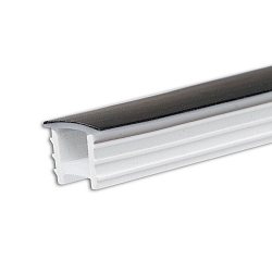 tilbeh�r profil d�ksel FLEX-COVER10 TWIST+BEND, opal, sort 2000cm