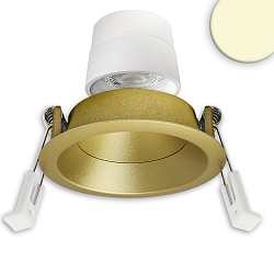 Indbygget spotlys BACK68 svingbar IP20, guld d�mpbar