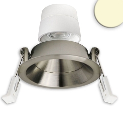 Indbygget spotlys BACK68 svingbar IP20, nikkel d�mpbar