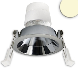 Indbygget spotlys BACK68 svingbar IP20, chrom d�mpbar