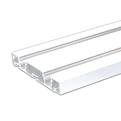 Gardineprofil CURTAIN 10 DOUBLE 1-fold, hvid