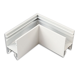 L-tilslutning HALON 1-fold, hvid