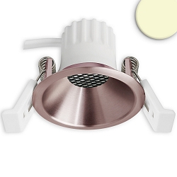 Indbygget spotlys BACK45 rund, g� tilbage IP20, rosa guld d�mpbar