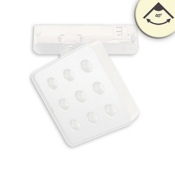 3-faset spot MATRIX svingbar, drejelig IP20, hvid 