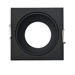 mounting frame MR11/GU10 MINI SPOT square, black