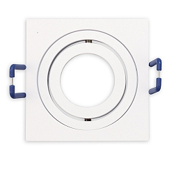 mounting frame MR11/GU10 MINI SPOT square, swivelling, white