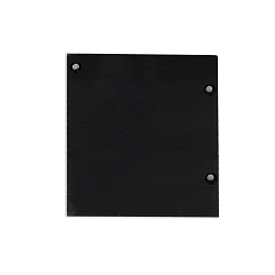 Endkappe EC 133 CURTAIN 10 ONE FLAT VISOR 2 stk., venstre-h�jre, sort