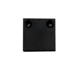 Endkappe EC 132 CURTAIN 10 ONE FLAT 2 stk., sort