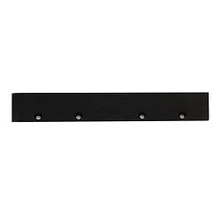Endkappe EC 128 CURTAIN 10 DOUBLE 2 stk., sort