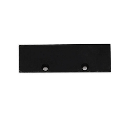 Endkappe EC126 CURTAIN 10 ONE 2 stk., sort