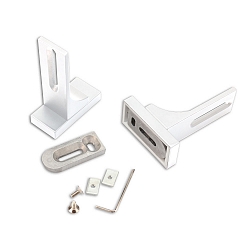 V�gholder 2 stk., kort, hvid