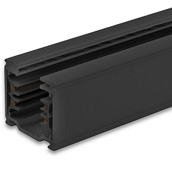 3-faset skinne CLASSIC, 200cm sort