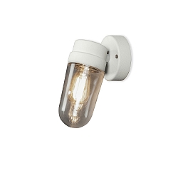 Udendørs wall luminaire VEGA uden skærm E27 IP54, hvid dæmpbar