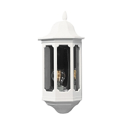 Udendørs wall luminaire PALLAS E27 IP23, røgfarver, hvid