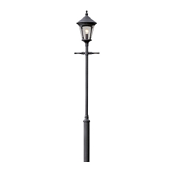lampehoved VIRGO 1-flamme E27 IP23, r�gfarver, sort