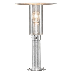 Jordspydslampe MODE slagfast E27 IP54, stål, gennemsigtig