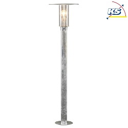 Standerlampe MODE slagfast E27 IP54, stl, gennemsigtig