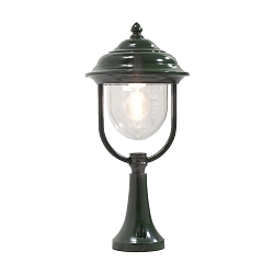 Jordspydslampe PARMA E27 IP43, grøn, gennemsigtig