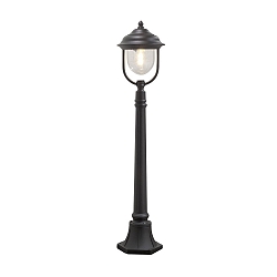 Path luminaire PARMA, E27 max. 75W, black aluminium / clear acrylic glass