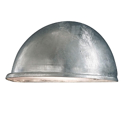 Wall luminaire TORINO, width 28cm, E14 max. 40W, fire-galvanised steel / acrylic glass