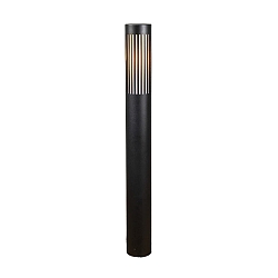 Standerlampe PISTOIA E27 IP54, sort d�mpbar